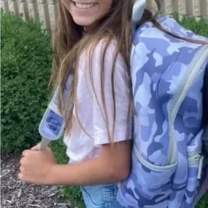 Bags | Pinky Grey Camo Neoprene Backpack | Poshmark display picture 2